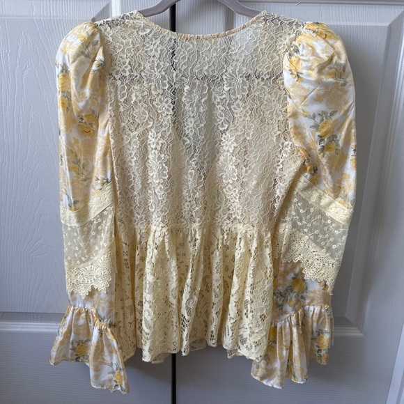 LoveShackFancy Priema Silk Top - Picture 3 of 8